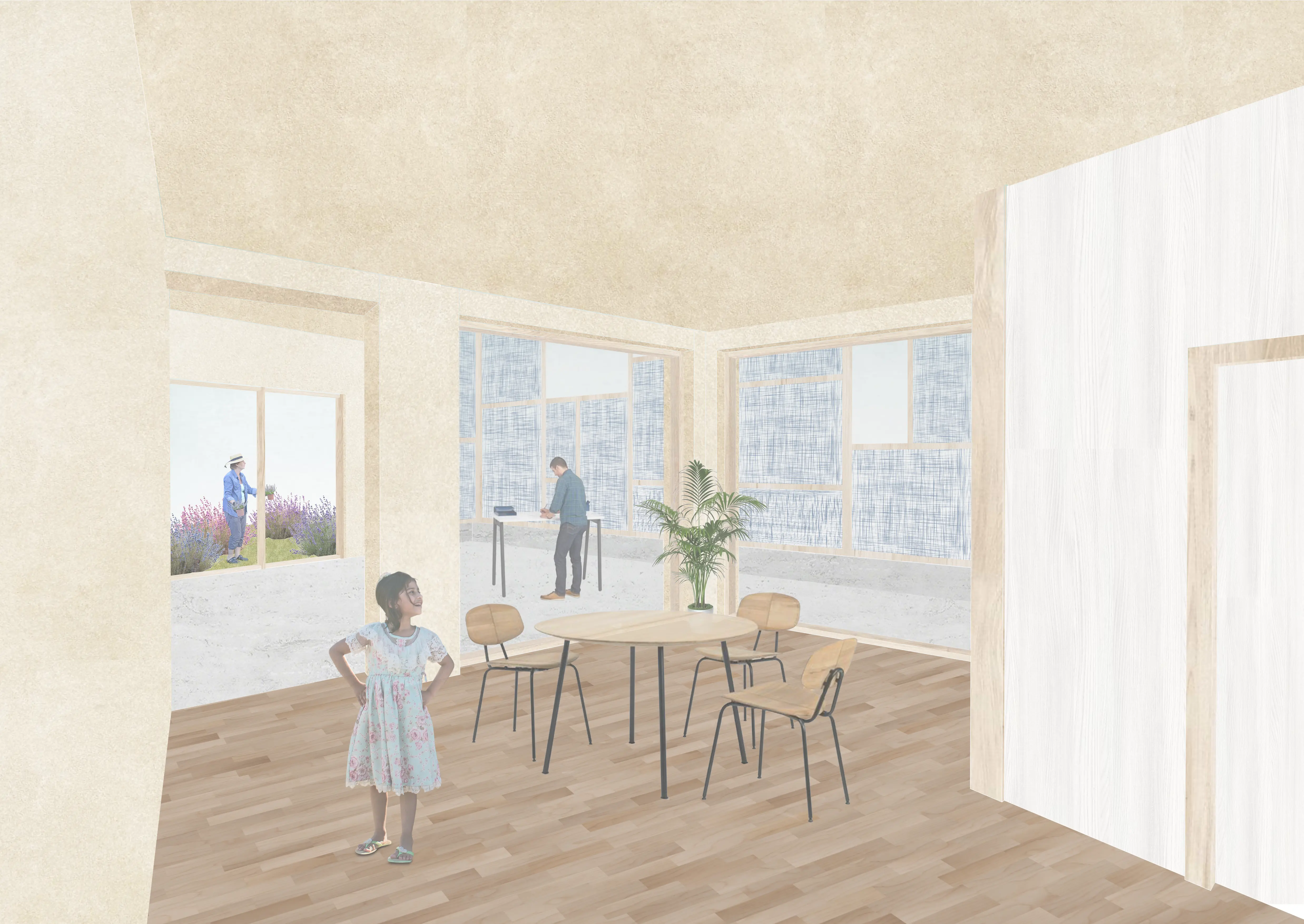 Collage 1 atelierwoning