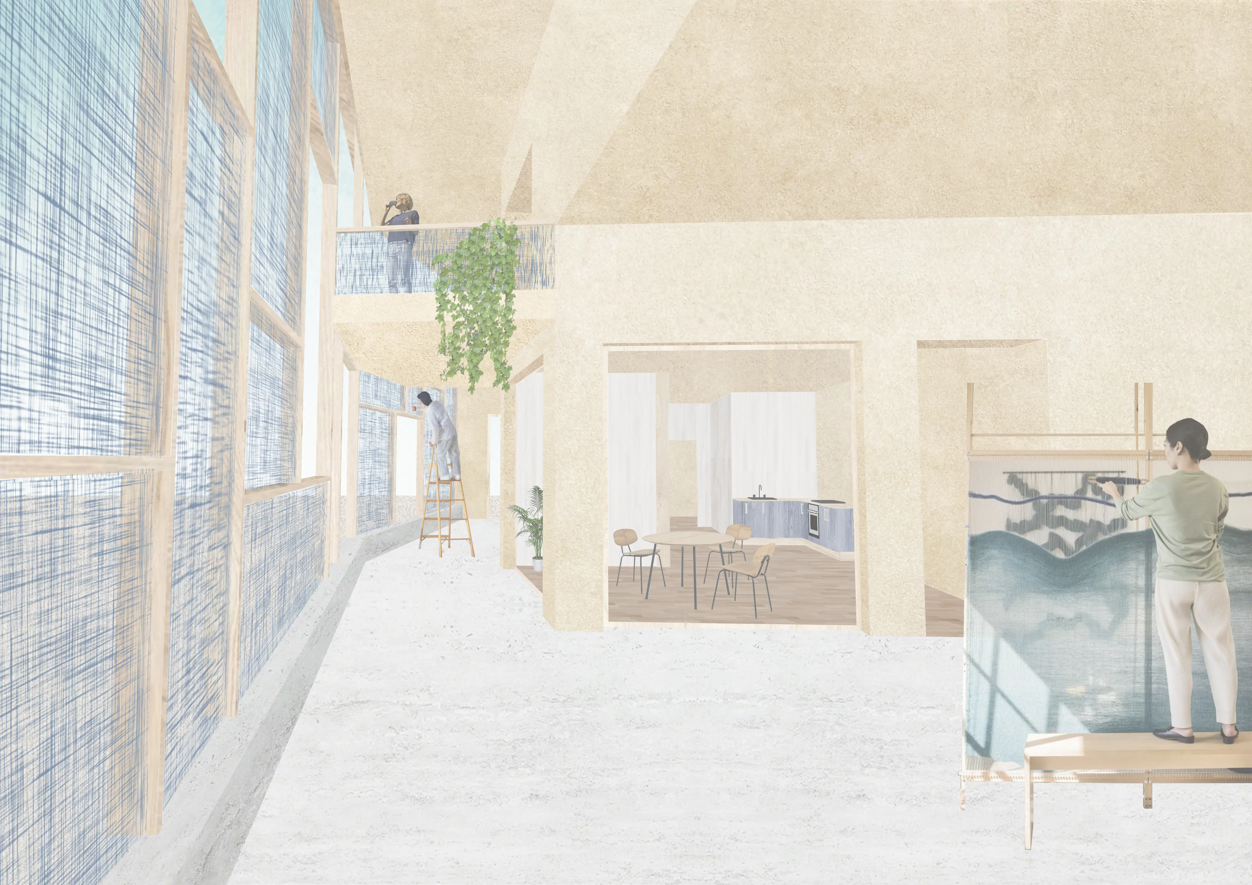 Collage 2 atelierwoning