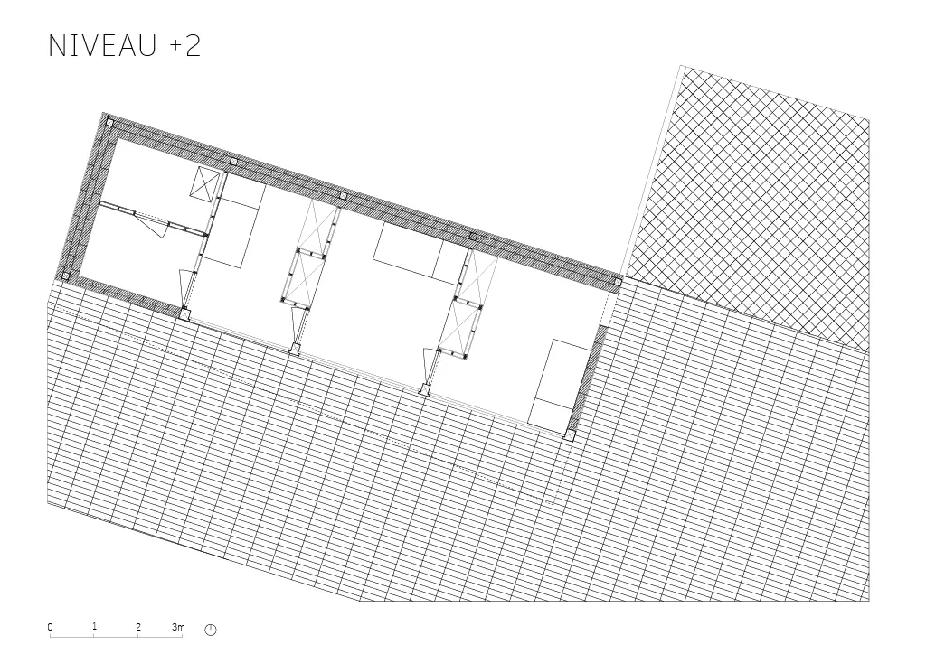 Plan 2e verdieping atelierwoning